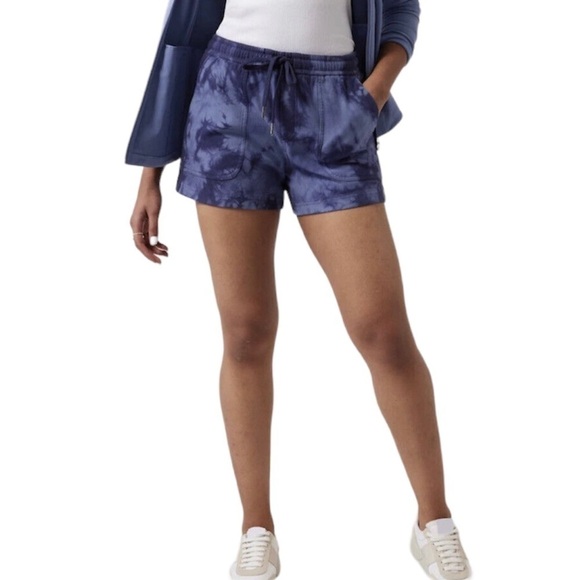 Athleta Farallon Shorts Crystal Tie Dye Blue Size XXS - Picture 1 of 9